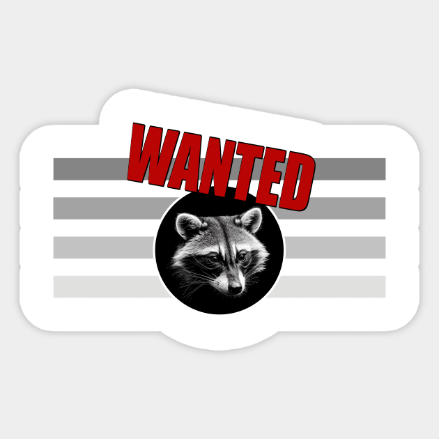 Racoon Sticker by YellowMadCat